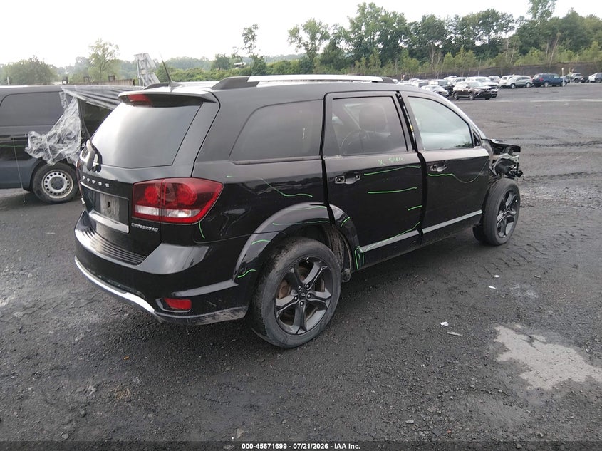 2018 Dodge Journey Crossroad Awd VIN: 3C4PDDGG1JT430931 Lot: 45671699