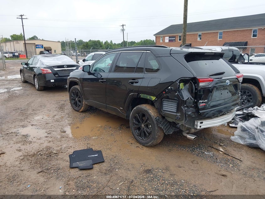 Vin: 4t3t6rfv8pu111632, lot: 46170317, toyota rav4 hybrid se 20233