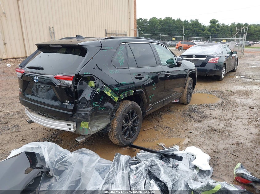 Vin: 4t3t6rfv8pu111632, lot: 46170317, toyota rav4 hybrid se 20234