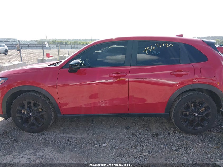 2025 Honda Hr-V 2Wd Sport VIN: 3CZRZ1H57SM715452 Lot: 45671730