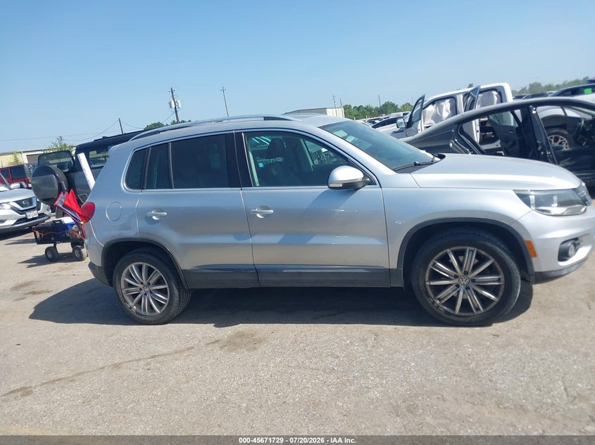 2014 Volkswagen Tiguan Sel VIN: WVGAV3AX4EW622202 Lot: 45671729