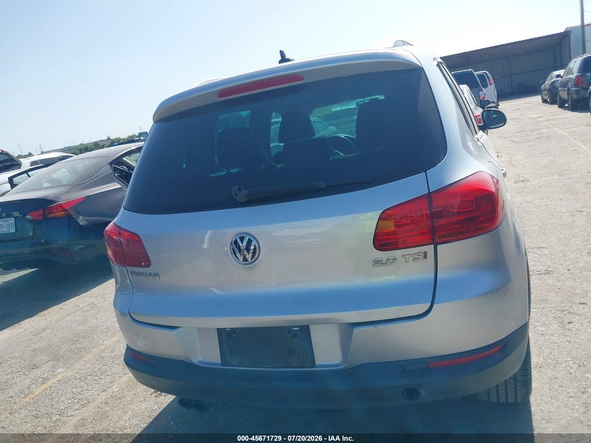2014 Volkswagen Tiguan Sel VIN: WVGAV3AX4EW622202 Lot: 45671729