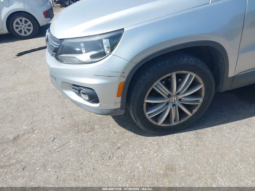 2014 Volkswagen Tiguan Sel VIN: WVGAV3AX4EW622202 Lot: 45671729