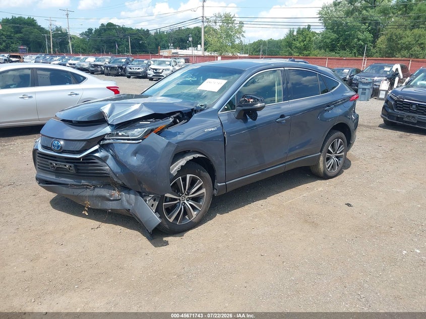 Vin: jteaaaah6mj017862, lot: 46170343, toyota venza le 20212