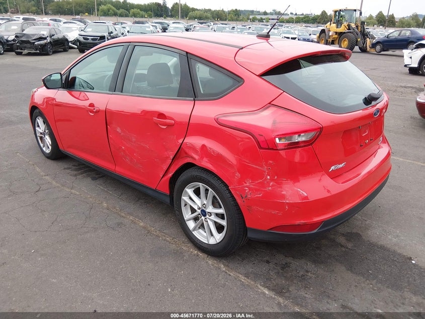 Vin: 1fadp3k28fl342418, lot: 46170370, ford focus se 20153