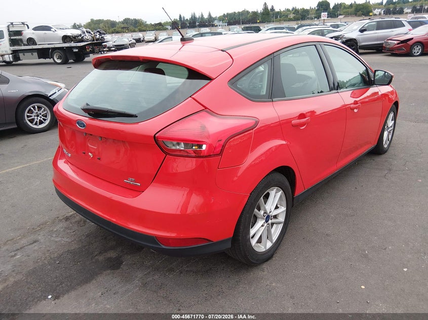 Vin: 1fadp3k28fl342418, lot: 46170370, ford focus se 20154