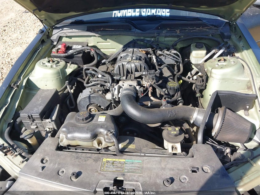 FORD MUSTANG 2005 VIN 1ZVFT80N155186828