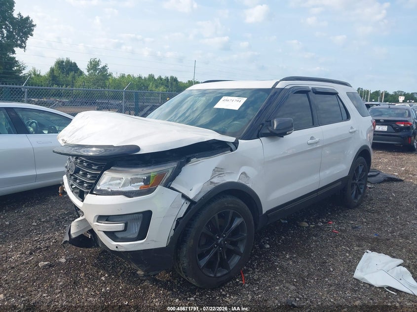 Vin: 1fm5k8d80hgb84241, lot: 46170391, ford explorer xlt 20172