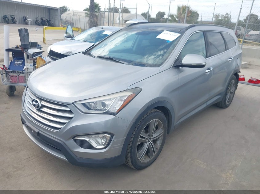2014 Hyundai Santa Fe Gls VIN: KM8SR4HF6EU053828 Lot: 45671800