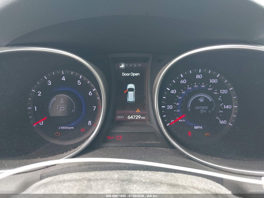 2014 Hyundai Santa Fe Gls VIN: KM8SR4HF6EU053828 Lot: 45671800