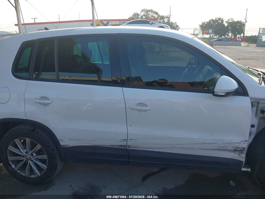 2014 Volkswagen Tiguan Se VIN: WVGAV3AX5EW551351 Lot: 45671804