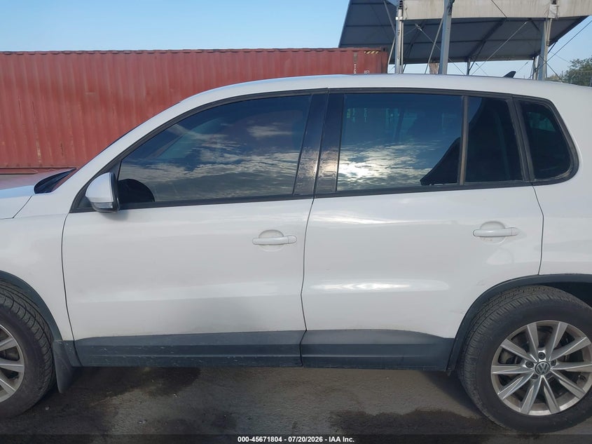 2014 Volkswagen Tiguan Se VIN: WVGAV3AX5EW551351 Lot: 45671804