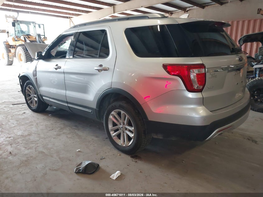 Vin: 1fm5k7d89hgd01664, lot: 46170411, ford explorer xlt 20173