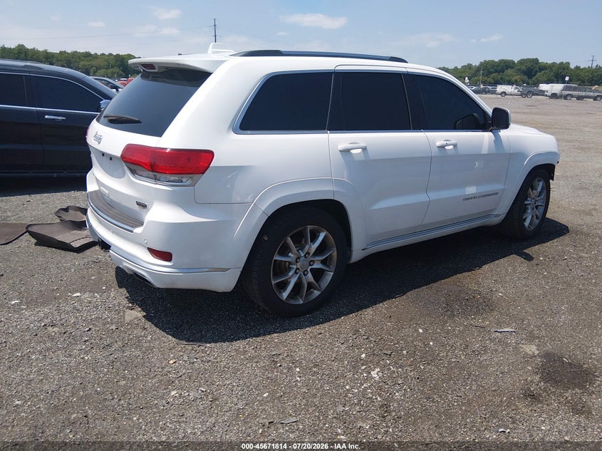 2016 Jeep Grand Cherokee Summit VIN: 1C4RJFJG5GC390508 Lot: 45671814