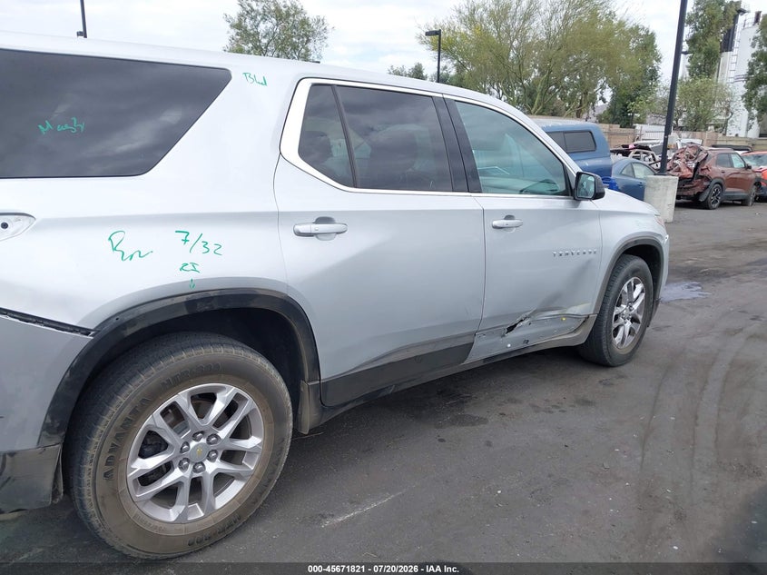 2020 Chevrolet Traverse Fwd Ls VIN: 1GNERFKW5LJ293612 Lot: 45671821