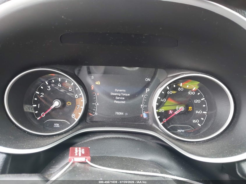 2018 Jeep Compass Latitude Fwd VIN: 3C4NJCBB7JT233607 Lot: 45671839