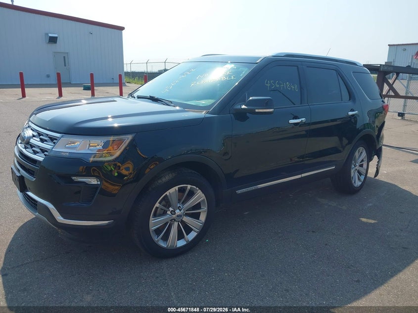 Vin: 1fm5k8f8xjgc86438, lot: 46170448, ford explorer limited 20182