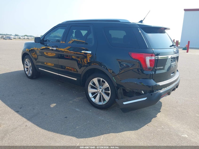 Vin: 1fm5k8f8xjgc86438, lot: 46170448, ford explorer limited 20183