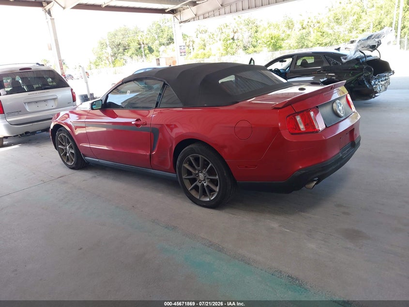 2011 Ford Mustang V6 Premium VIN: 1ZVBP8EM7B5151256 Lot: 45671869