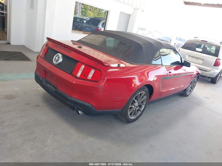 2011 Ford Mustang V6 Premium VIN: 1ZVBP8EM7B5151256 Lot: 45671869