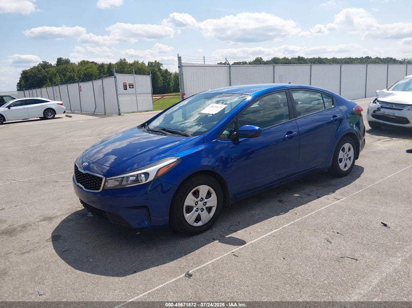 Vin: 3kpfk4a70he086131, lot: 46170472, kia forte lx 20172