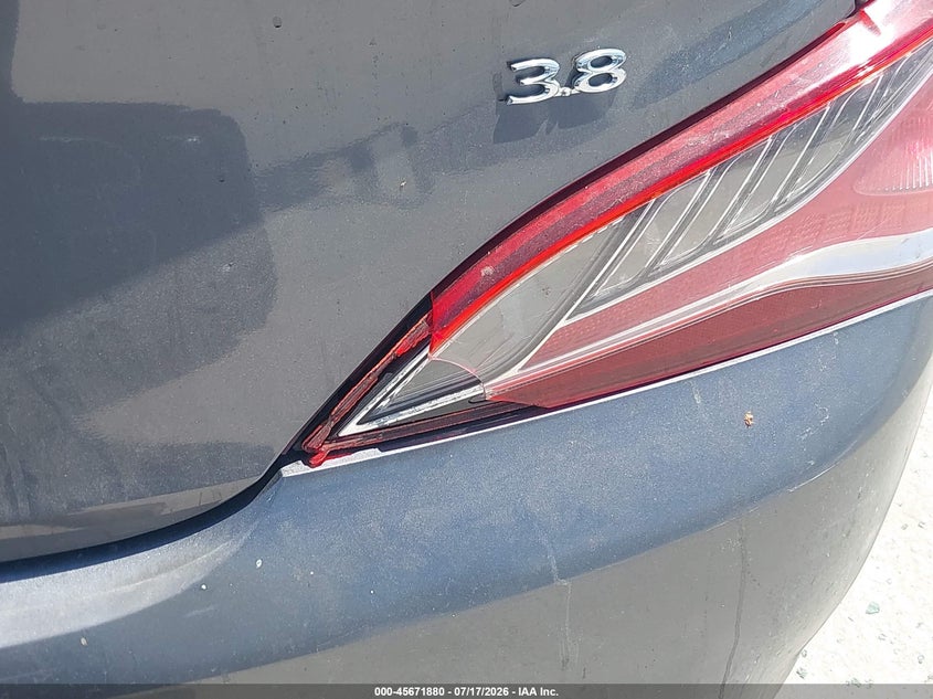 2016 Hyundai Genesis VIN: KMHHT6KJ1GU133853 Lot: 45671880