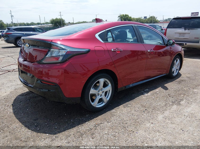 Vin: 1g1ra6s58ju153826, lot: 46170529, chevrolet volt lt 20184