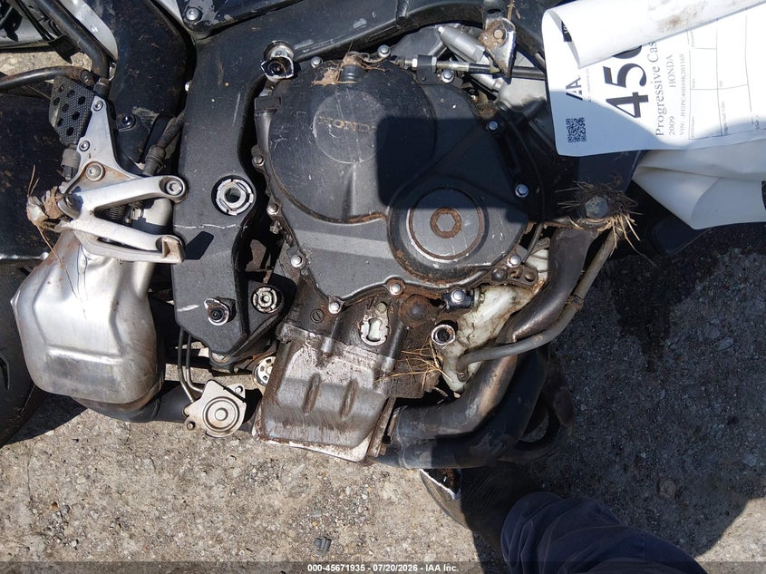 2009 HONDA CBR600 auction photo 8