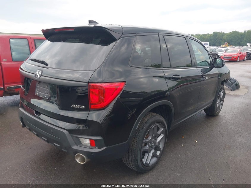 Vin: 5fnyf8h54pb005696, lot: 46170543, honda passport awd ex-l 20234