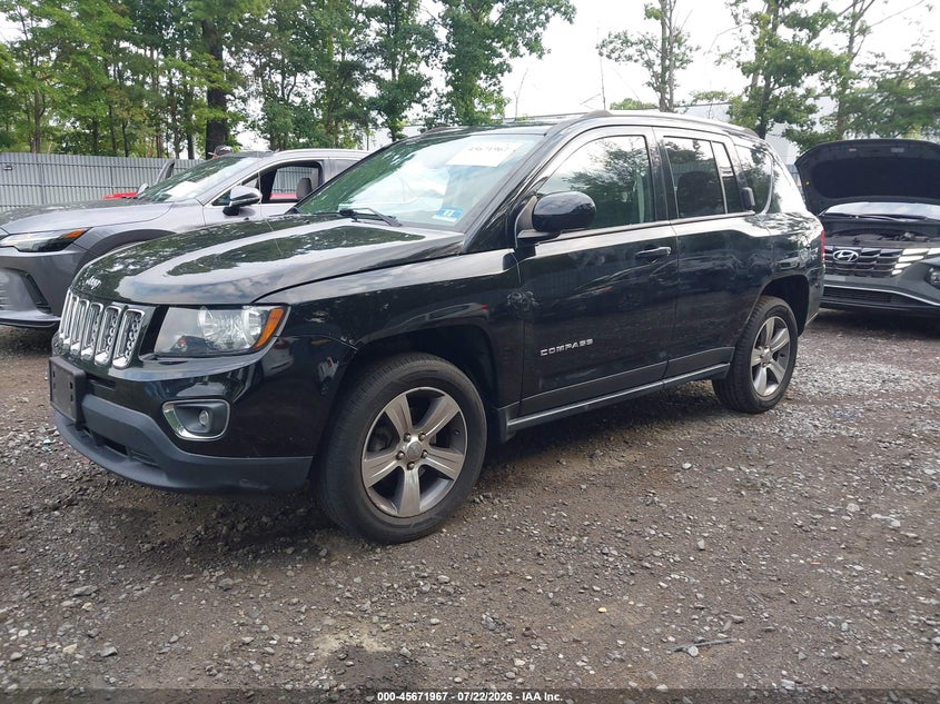 Vin: 1c4njdeb9gd773282, lot: 46170567, jeep compass high altitude edition 20162