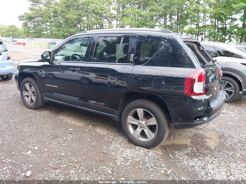 Vin: 1c4njdeb9gd773282, lot: 46170567, jeep compass high altitude edition 20163