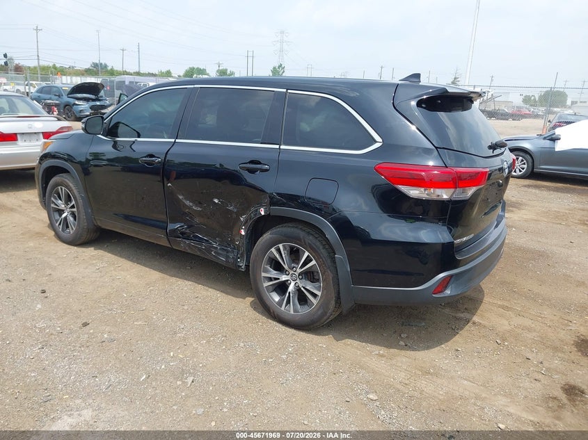 2017 Toyota Highlander Le Plus VIN: 5TDBZRFH3HS427133 Lot: 45671969
