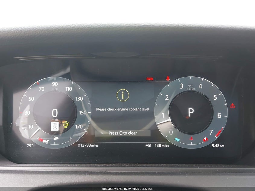 2025 LAND ROVER RANGE ROVER VELAR auction photo 7