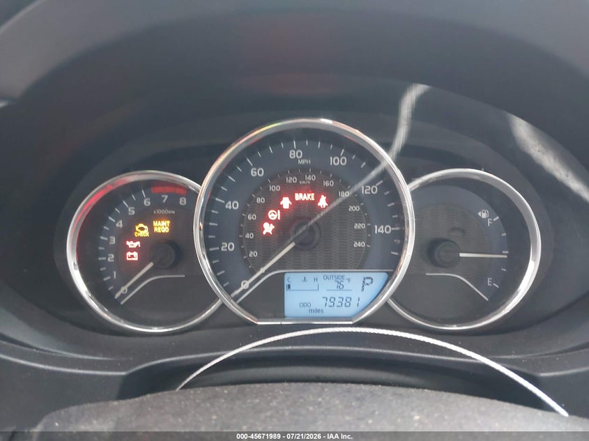 2015 TOYOTA COROLLA auction photo 7