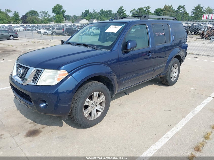 Vin: 5n1ar1nb5ac608201, lot: 46170604, nissan pathfinder se 20102