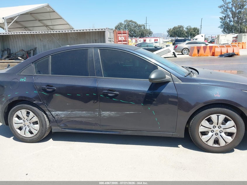 2015 Chevrolet Cruze Ls Auto VIN: 1G1PA5SG9F7141693 Lot: 45672005