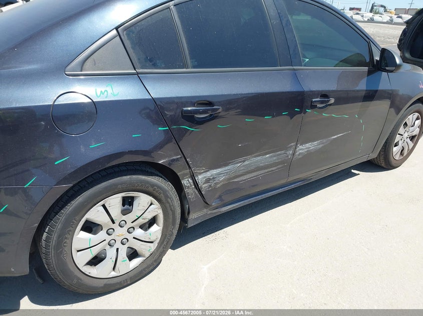 2015 Chevrolet Cruze Ls Auto VIN: 1G1PA5SG9F7141693 Lot: 45672005