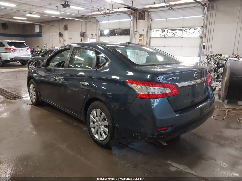 Vin: 3n1ab7ap3el618655, lot: 46170609, nissan sentra sv 20143