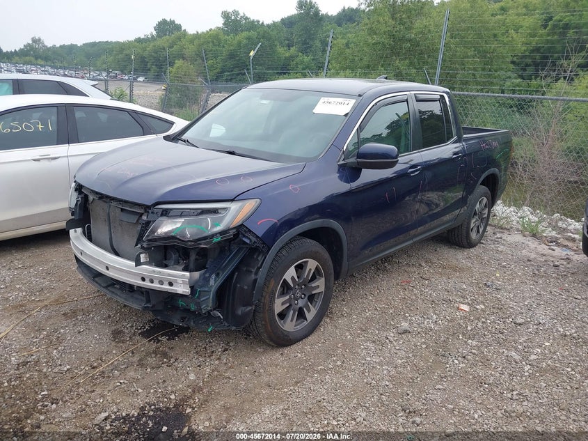 Vin: 5fpyk3f52hb001981, lot: 46170614, honda ridgeline rtl 20172