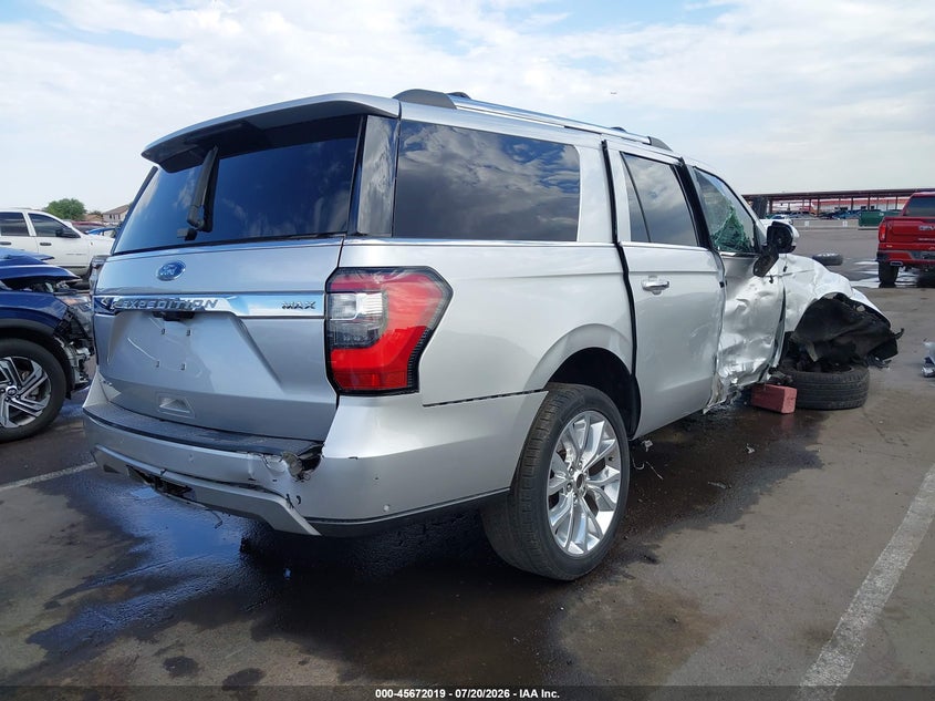Vin: 1fmjk2at0kea60168, lot: 46170619, ford expedition max limited 20194