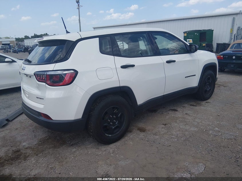 2017 Jeep Compass Sport VIN: 3C4NJCAB7HT652231 Lot: 45672022