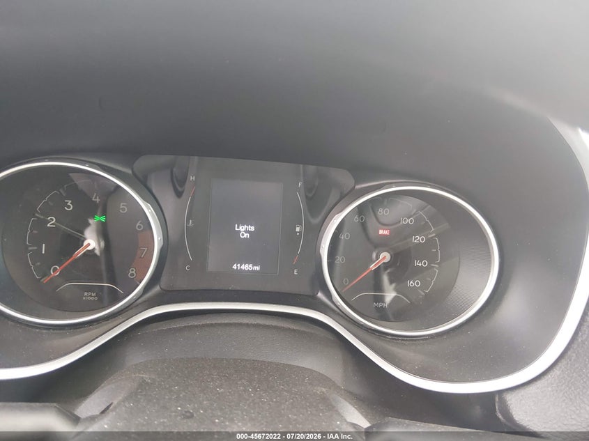 2017 Jeep Compass Sport VIN: 3C4NJCAB7HT652231 Lot: 45672022