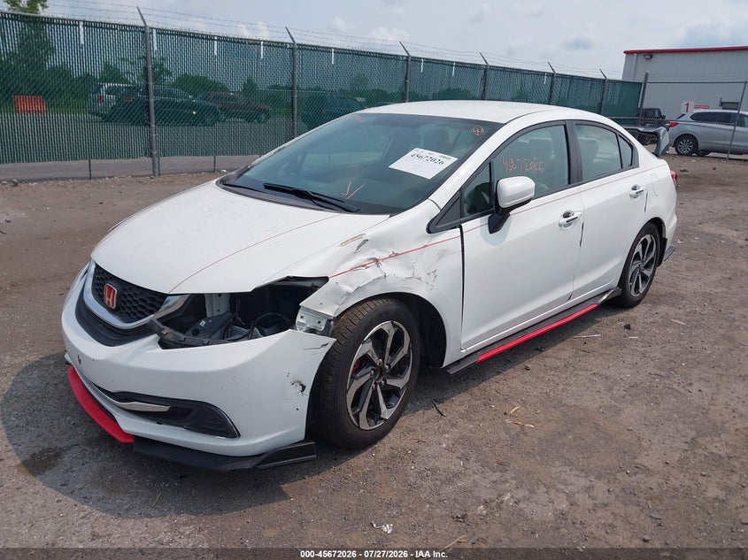 2015 HONDA CIVIC auction photo 2