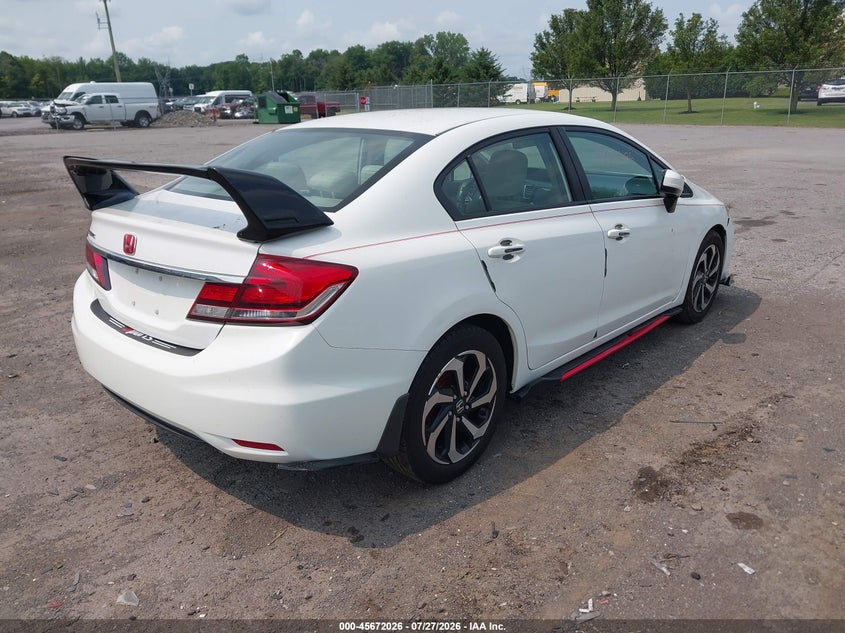 2015 HONDA CIVIC auction photo 4