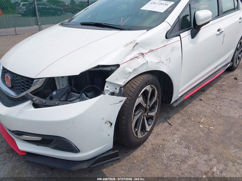 2015 HONDA CIVIC auction photo 6