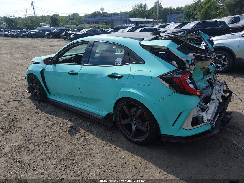 Vin: shhfk8g78mu203245, lot: 46170631, honda civic type r touring 20213