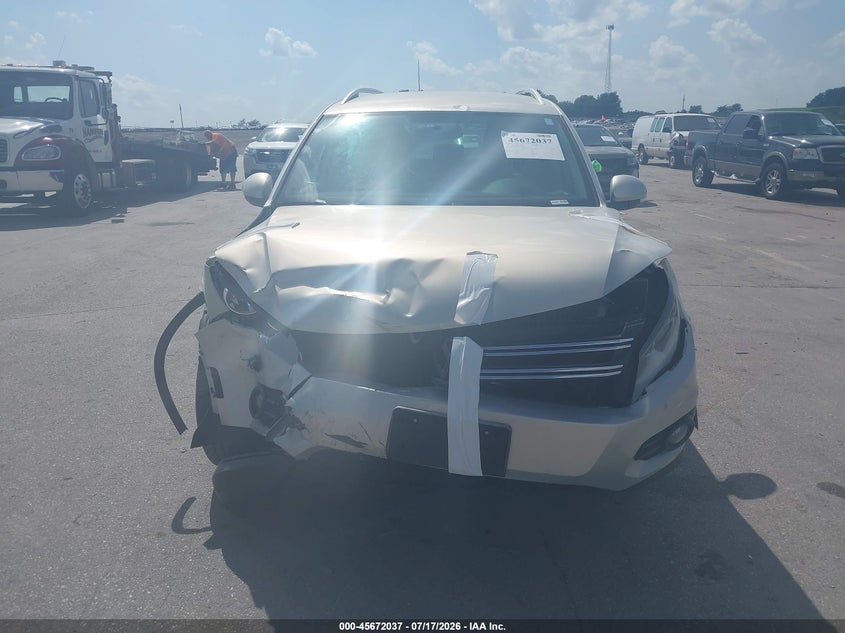 2013 Volkswagen Tiguan Se VIN: WVGBV3AX9DW566728 Lot: 45672037