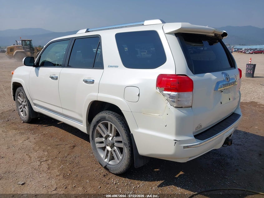 Vin: jtebu5jr8d5133794, lot: 46170654, toyota 4runner limited 20133