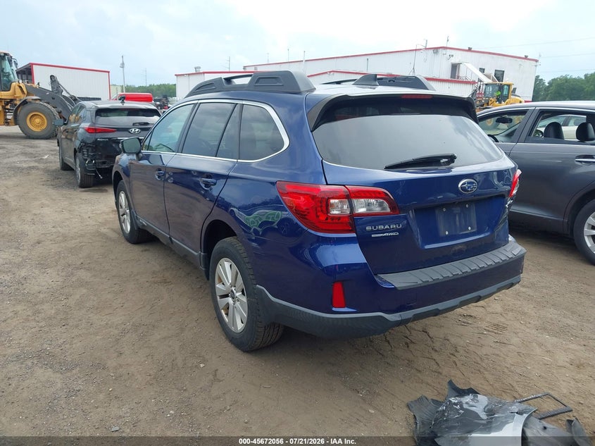 Vin: 4s4bsafcxh3311807, lot: 46170656, subaru outback 2.5i premium 20173