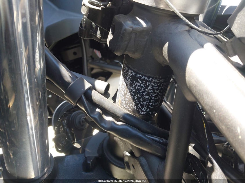 2026 Kawasaki Ex500 H VIN: ML5EXGH17TDA73464 Lot: 45672065